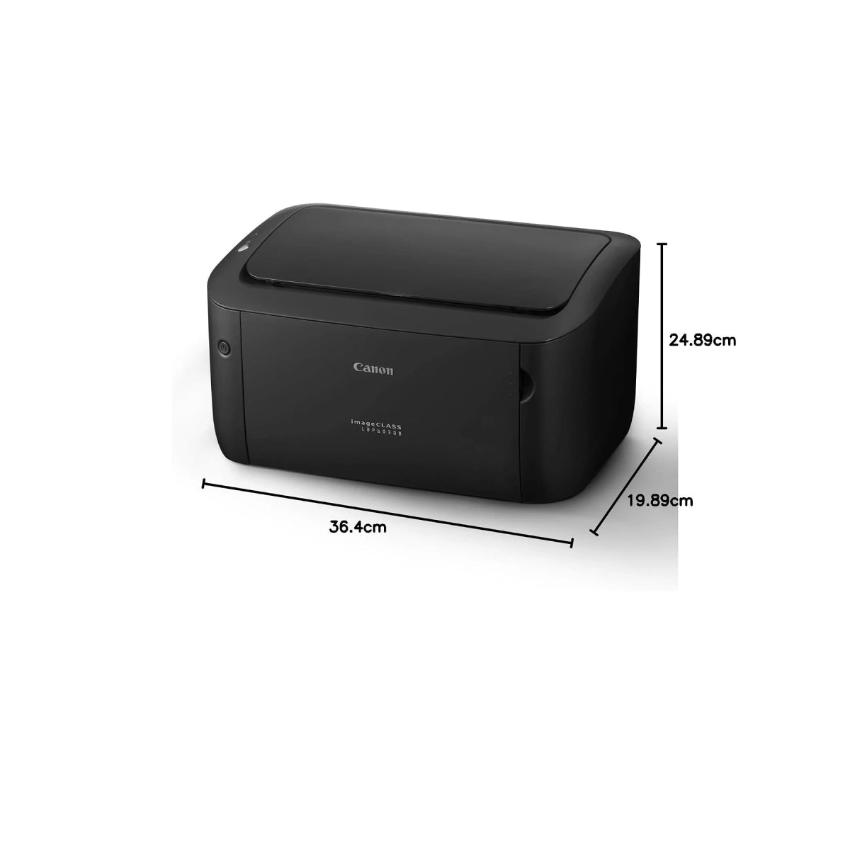 Canon imageCLASS LBP6030B monochrome laser printer.